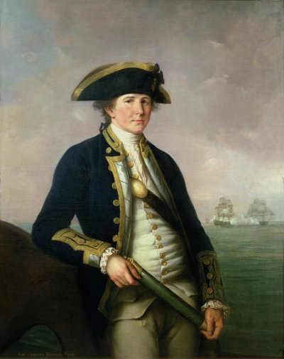 Captain Charles Morice Pole, 1781 by John Francis Rigaud